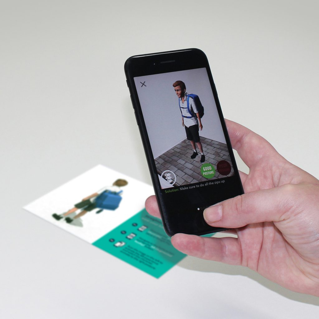 AR Backpack image Straighten Up